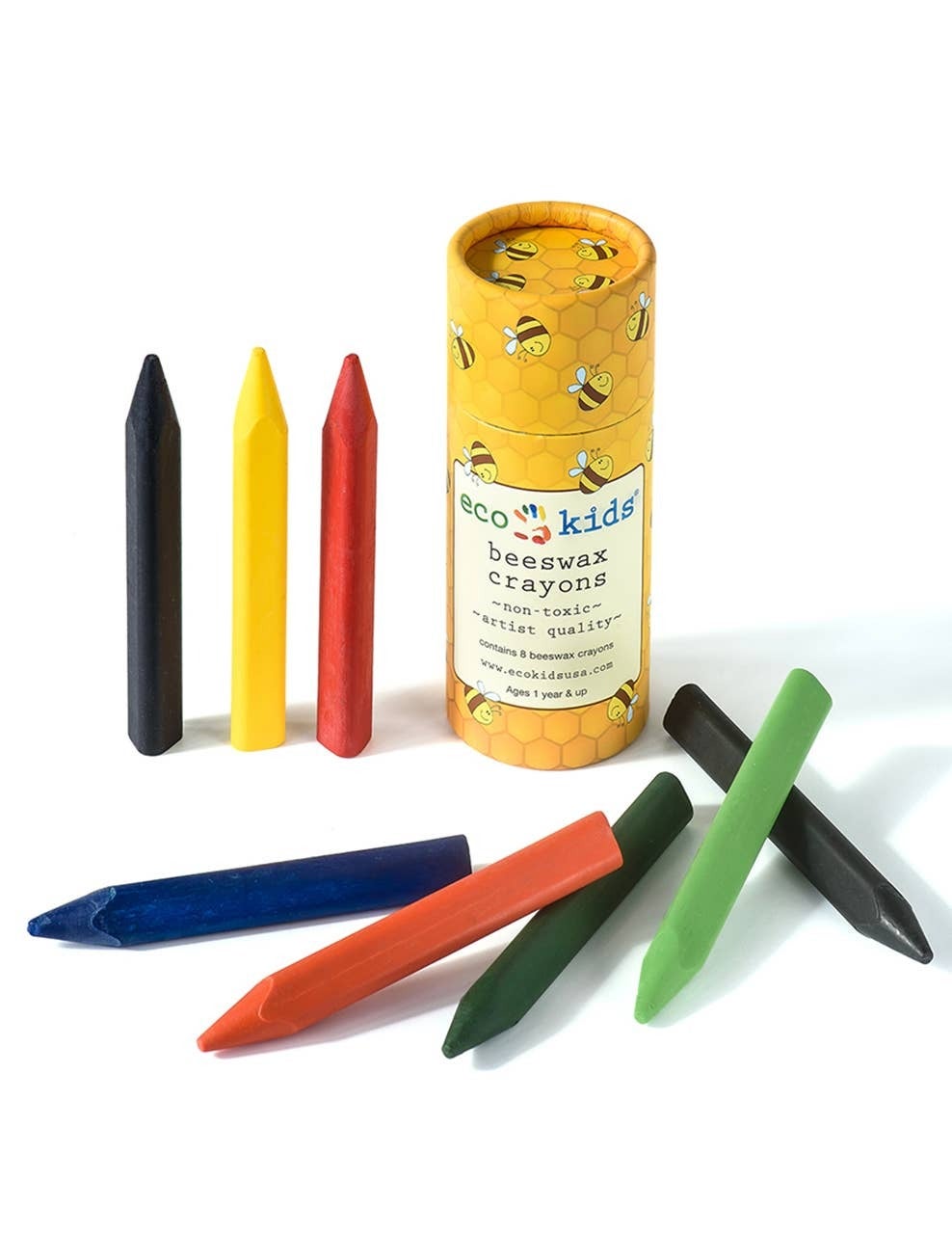 Eco-Kids - Beeswax Crayons - Triangle, Parker + Scott